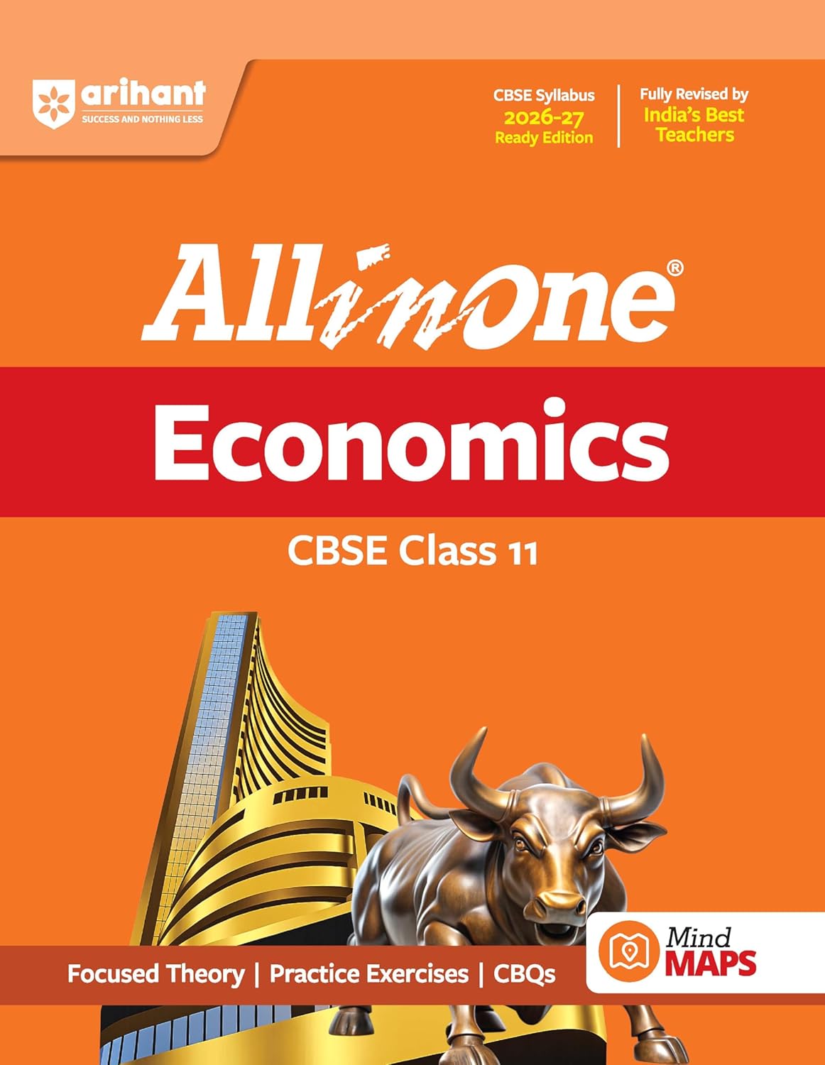 Arihant All in One Economics Class 11 for CBSE Exam 2026-27 | NCERT Based Complete Theory, Practice Exercises, CBQs, A-R, Sample Papers & Mind Maps | Revised Edition as per Latest Syllabus