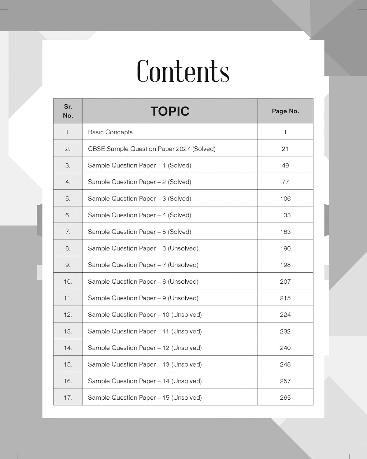 U Like CBSE Class 10 Sample Paper 2027 Mathematics Basic - 15 Sample Papers with Solutions, Important Concepts and CBSE Sample Question Paper 2027