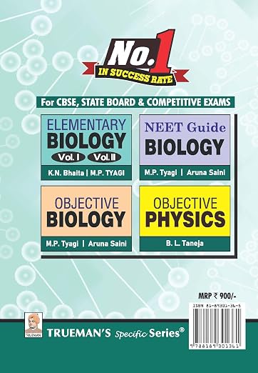 Elementary Biology Vol. I For Class 11 (Examination 2026-2027)