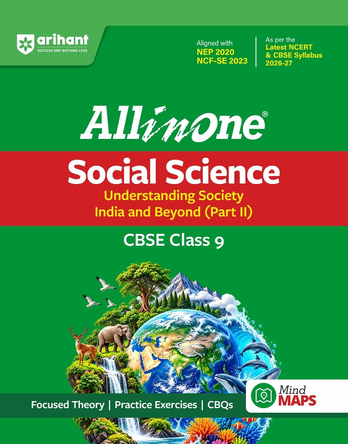 Arihant All in one Class 9 Social Science Part 2 Based on Understanding Society: India and Beyond | SST Class 9 Ncert Book Part 2 - Understanding Society Class 9 Part 2 Latest Edition