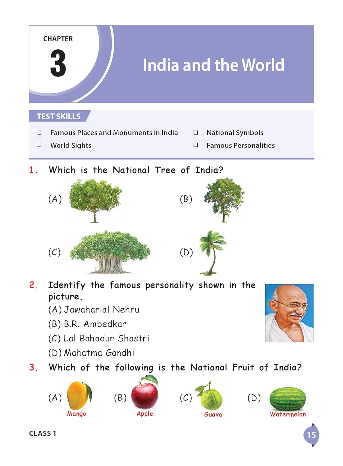 MTG International General Knowledge Olympiad (IGKO) Workbook Class 1 - Chapter-wise MCQs with Achievers Section - SOF Olympiad Books For 2026-27 Exam