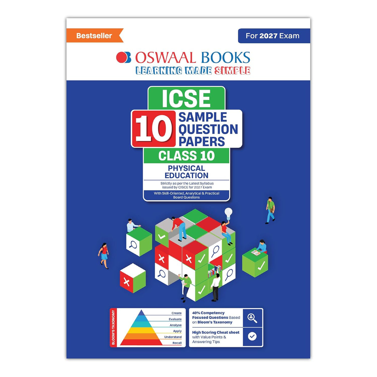 Oswaal ICSE | 10 Sample Question Papers | Class 10 | Physical Education (For 2027 Exam) | Includes–Board Paper 2026 & Specimen 2027 |With On Tips Notes, Mind Maps & Oswaal AI