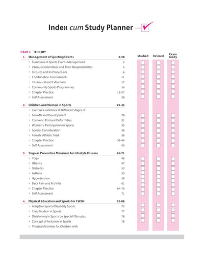 Arihant All in One Physical Education Class 12 for CBSE Exams 2025-26 | Revised Edition as per latest syllabus | Simplified Theory, All Types of Exam Pattern Questions, CBQs, MCQs, A-R, Case Based, Sample Question Papers, Practical Work