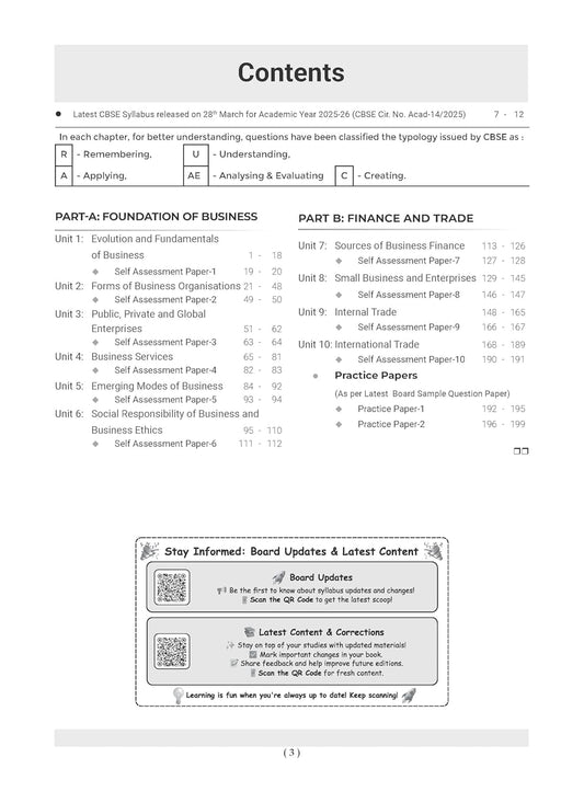 Oswaal CBSE Question Bank Class 11 Business Studies, Chapterwise and Topicwise Solved Papers For 2026 Exams