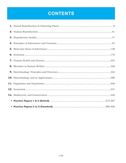 Full Marks Biology Complete Study Material Class 12 | Based on Latest NCERT Textbook Biology and CBSE Syllabus | Includes Chapterwise Summary, Solved Q/A, Practice Papers and More