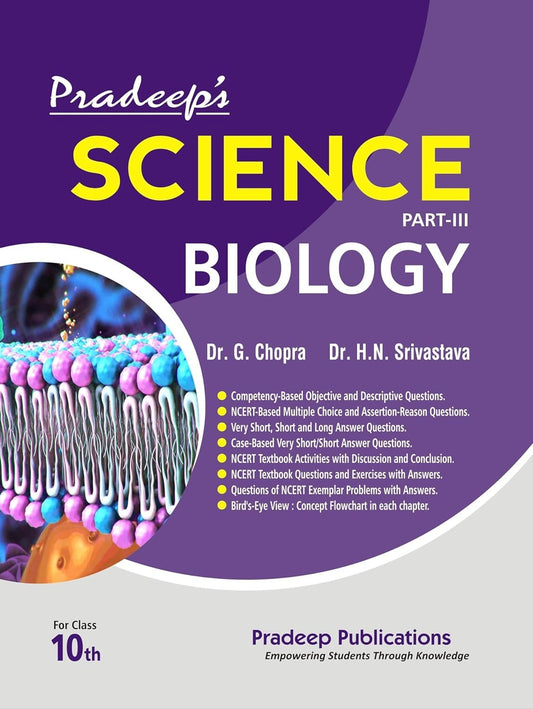 Pradeep Science Biology Part - III for Class 10 - Examination 2026-27 | Pradeep's Science Biology Part - III for Class 10 - Examination 2026-27