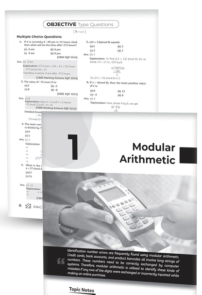 Educart CBSE Class 12 Applied Mathematics Question Bank 2025-26 on new Syllabus 2026 (Includes Past Years Solved Questions)