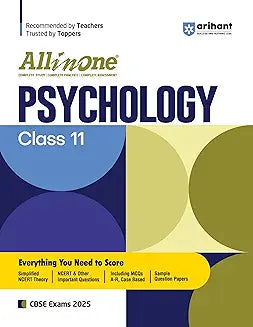 ARIHANT ALL IN ONE - PSYCHOLOGY FOR CLASS 11