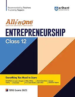 ARIHANT ALL IN ONE - ENTREPRENEURSHIP FOR CLASS 12