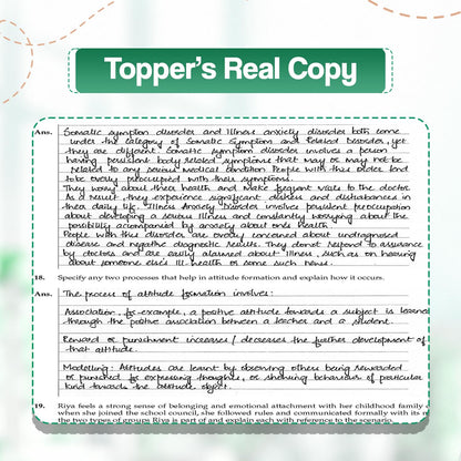 Oswaal CBSE 15 Sample Question Papers Class 12 Board Exam Psychology 2026-27 based on latest CBSE SQP dated (21 Sep 2026) | New Questions Typologies With Oswaal AI