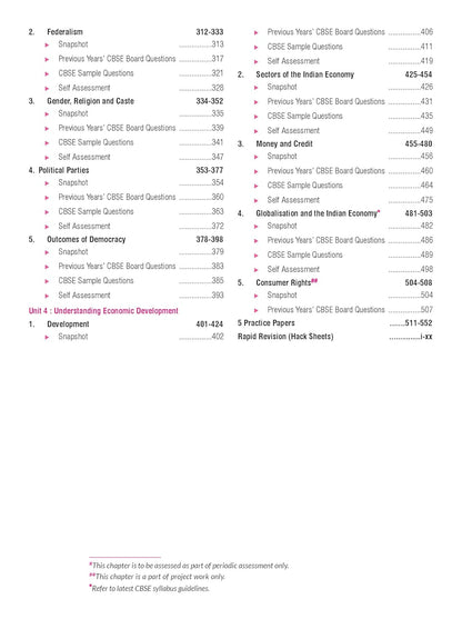 MTG CBSE Class 10 PYQs Book | 10 Years (2026-2017) Chapterwise Topicwise Solved Papers Social-Science - CBSE Champion For 2027 Exam | CBSE Sample Paper (As Per Latest Pattern)