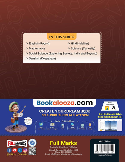 Full Marks Malhar Complete Study Material for Class 6: Based on New NCERT Textbook Malhar | Summary | Solved NCERT Textual Questions | Question Bank | Support Book |