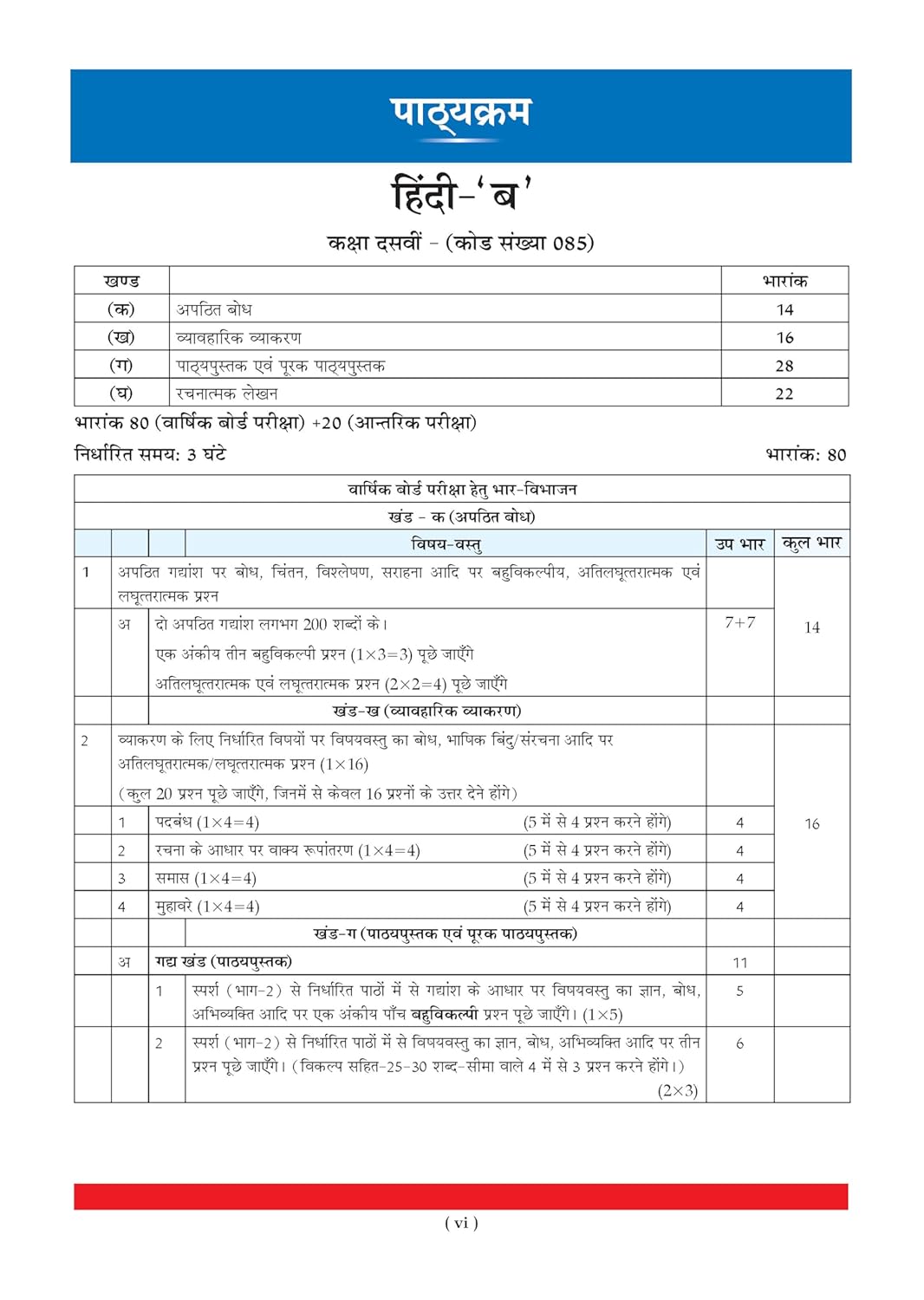 Oswaal CBSE Class 10 Hindi-B Question Bank | Chapter & Topic-wise Solved Papers (2017–2026) | Based on Latest Syllabus (April 2026) | Includes 2026 Papers | For 2027 Exam