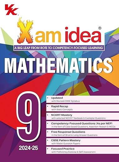 Xam idea Mathematics Class 9 Book | CBSE Board | Chapterwise Question Bank | Based on Revised CBSE Syllabus | NCERT Questions Included | 2023-24 Exam