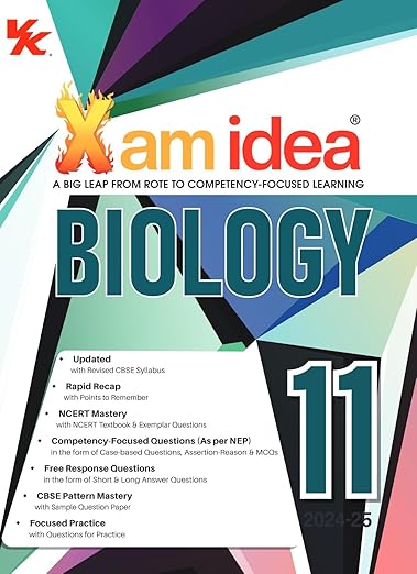 Xam idea Biology Class 11 Book | CBSE Board | Chapterwise Question Bank | Based on Revised CBSE Syllabus | NCERT Questions Included | 2024-25 Exam