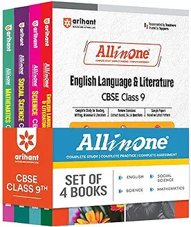 ARIHANT ALL IN ONE -SCIENCE,MATHEMATICS, SOCIAL SCIENCE, ENGLISH FOR CLASS 9