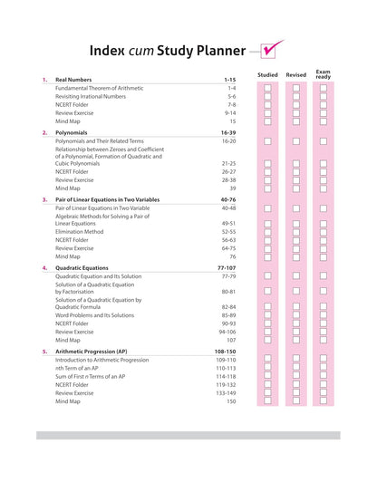 Arihant All in One Mathematics Class 10 for CBSE Exams 2025-26 | Revised Edition as per latest syllabus | Simplified Theory, All Types of Exam Pattern Questions, CBQs, Sample Question Papers, Mind Maps, Topic & Chapter Exercises, Activities, Board Papers
