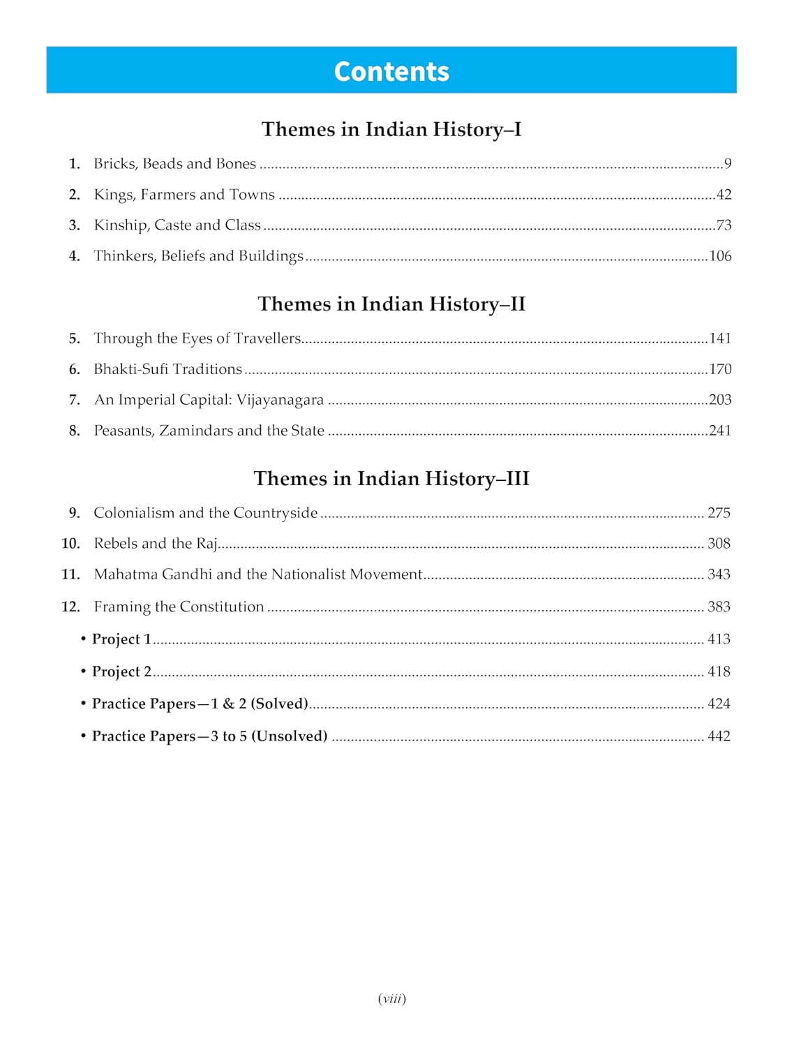 Full Marks History Complete Study Material Class 12 | Based on Themes in Indian History-I, Themes in Indian History-II, Themes in Indian History-III | Includes Chapterwise Summary, Solved Q/A, Practice Papers and More