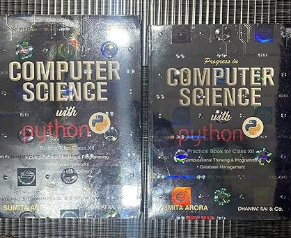 Sumita Arora Class 12 Computer Science with Python 2026 Edition | Set of 2 Books for CBSE Class XII 2026-27 Examinations