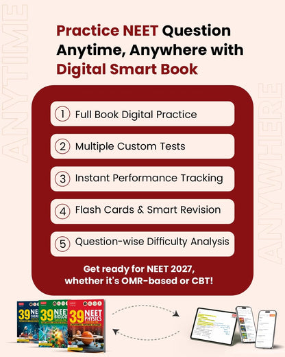 MTG NEET PYQ 39 Years Chemistry Book For 2026-2027 Exam | Chapterwise Topicwise Solved Question Papers | Free Video Solutions | AI Powered Digital Resource