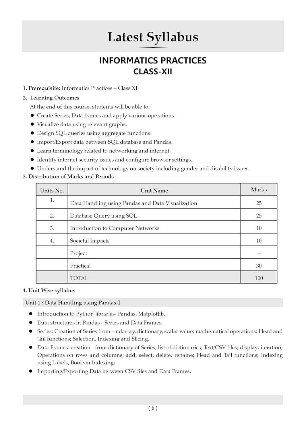 Oswaal CBSE Class 12 Informatics Practices Question Bank | Chapter & Topic-wise Solved Papers (2017–2026) | Based on Latest Syllabus (April 2026) | Includes 2026 Papers | For 2027 Exam