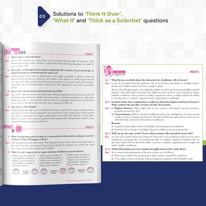 Xam idea NCERT Solutions Science Class 9 (Exploration) – CBSE 2026-27 | Solved Intext Questions & Exercise – Pause & Ponder, Think it over, What if, Revise Reflect Refine | Activities