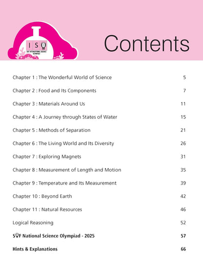 MTG International Science Olympiad (ISO) Workbook Class 6 - Chapter-wise MCQs, Quick Recap with Achievers Section - SOF Olympiad Books For 2026-27 Exam