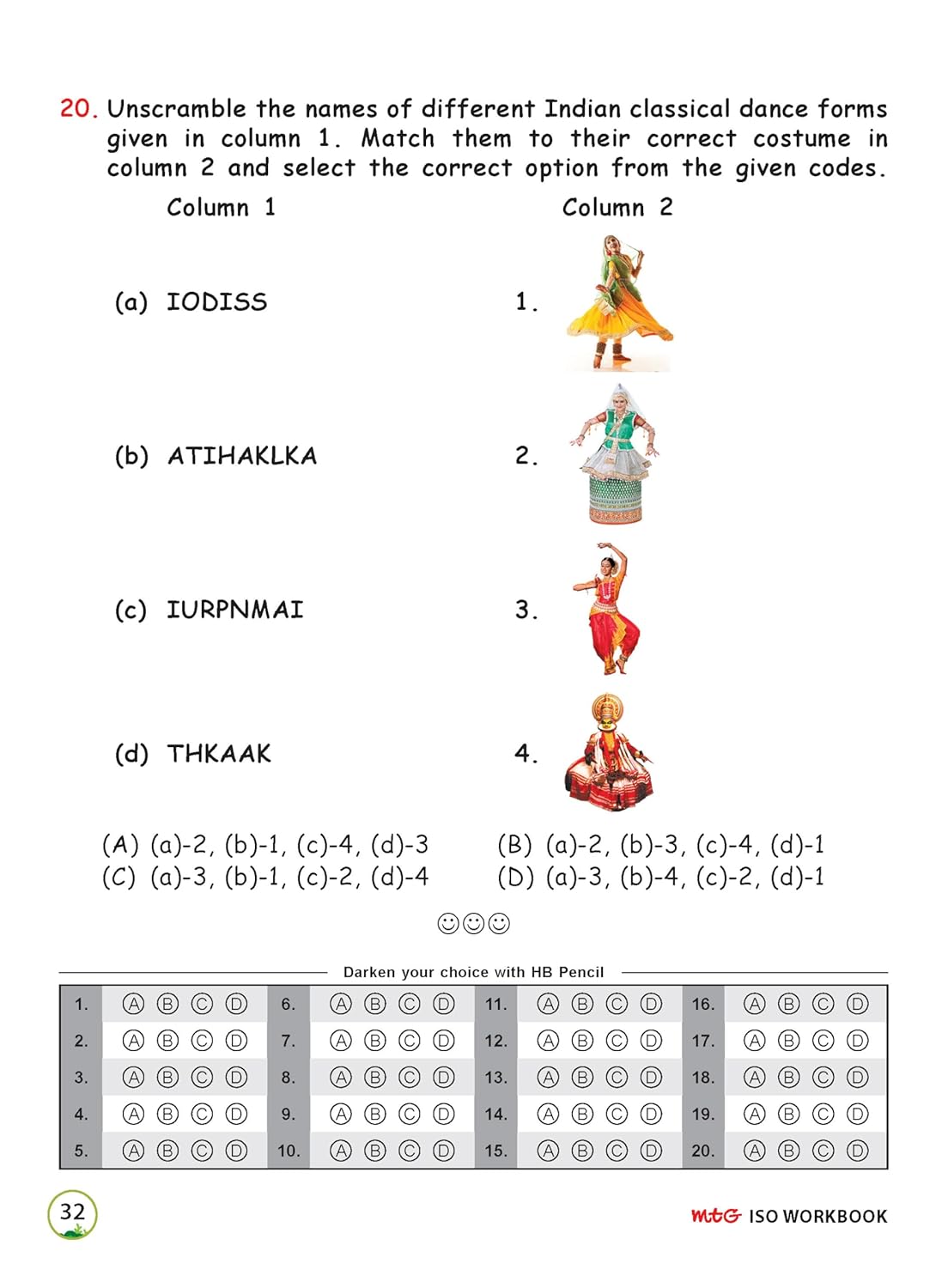 MTG International Science Olympiad (ISO) Workbook Class 1 - Chapter-wise MCQs, Quick Recap with Achievers Section - SOF Olympiad Books For 2026-27 Exam
