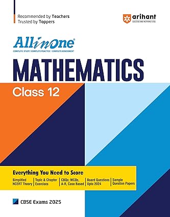 ARIHANT ALL IN ONE - MATHEMATICS FOR CLASS 12