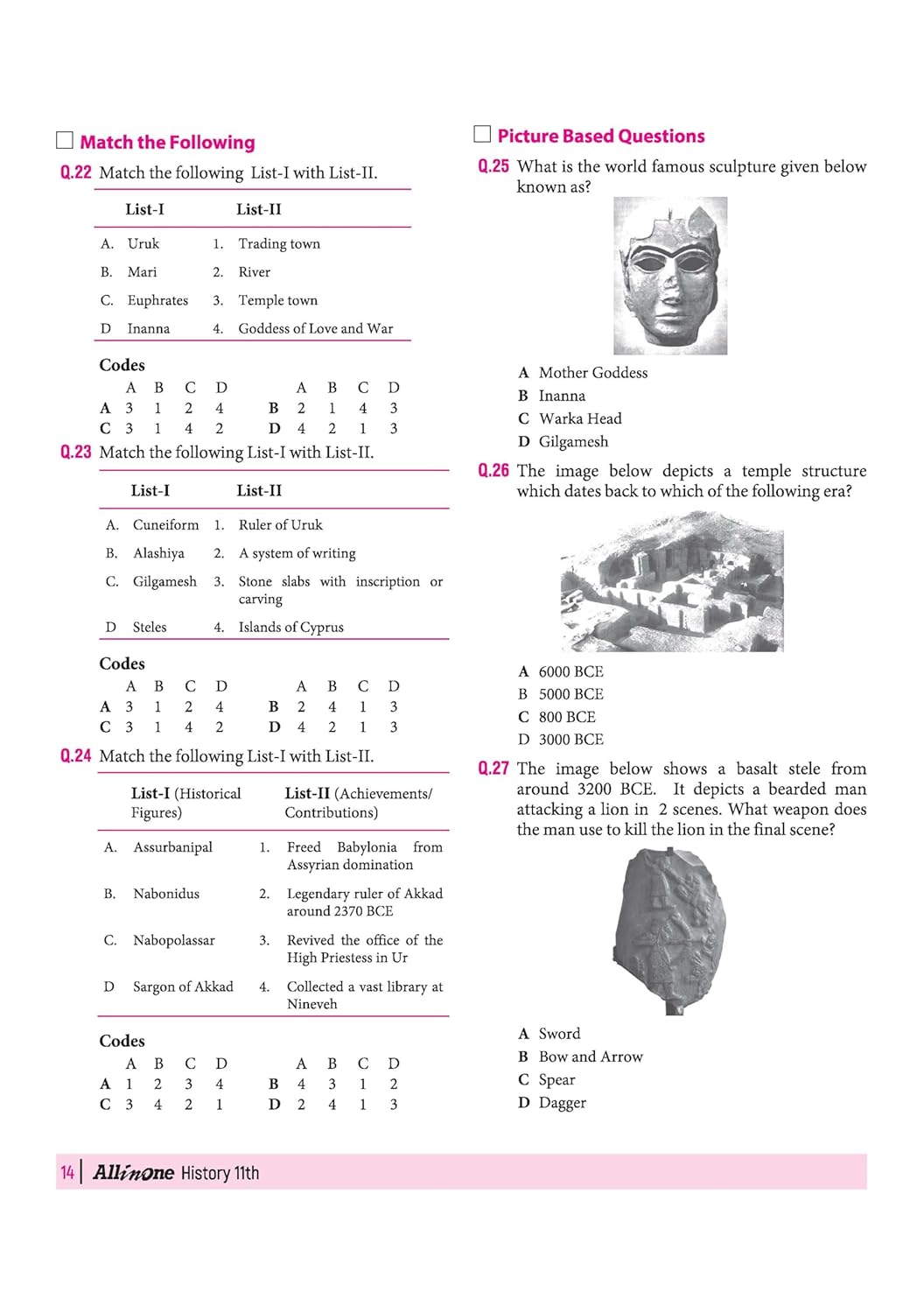 Arihant All in One History Class 11 for CBSE Exam 2026-27 | NCERT Based Complete Theory, Practice Exercises, CBQs, A-R, Sample Papers & Mind Maps | Revised Edition as per Latest Syllabus