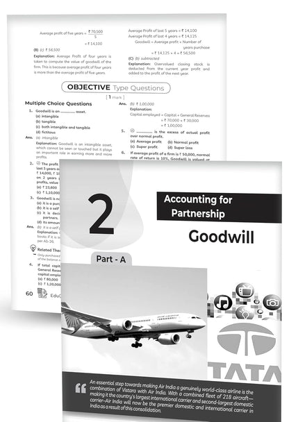 Educart CBSE Class 12 Accountancy Question Bank 2026–27 | 2027 Syllabus | Chapter-wise PYQs, MCQs, Case-Based Qs & Notes | NCERT-Based