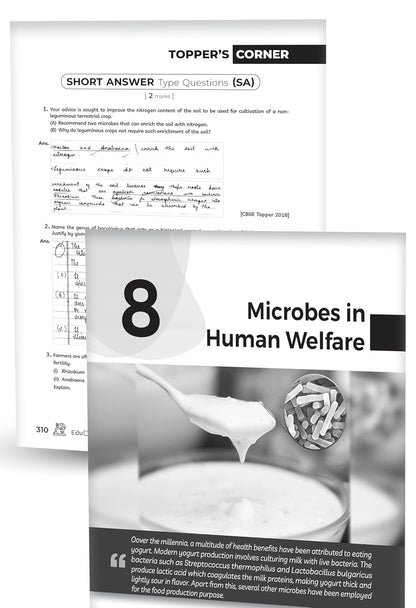 Educart CBSE Class 12 Biology Question Bank 2025-26 on new Syllabus 2026 (Includes Past Years Solved Questions)