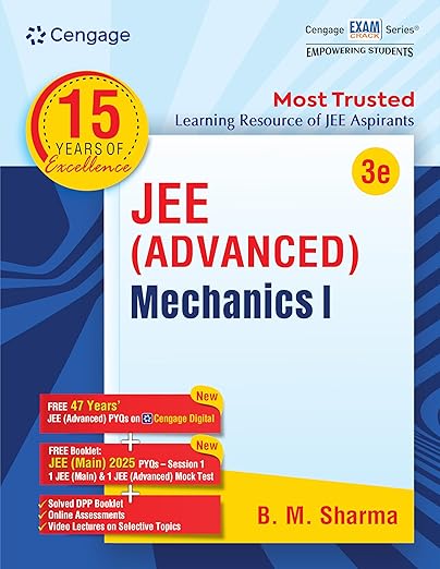 JEE Advanced Mechanics I with Free Online Assessments and Digital Content (Concept videos and Solution videos) 2025 | CENGAGE | Cengage
