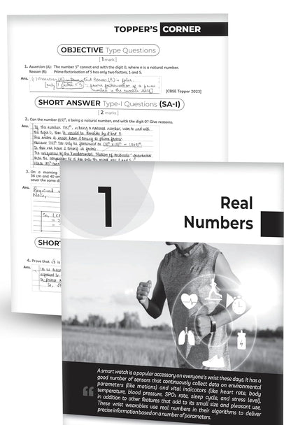 Educart CBSE Question Bank Class 10 Mathematics 2025-26 on new Syllabus 2026 (Introducing Unit Test Worksheets)