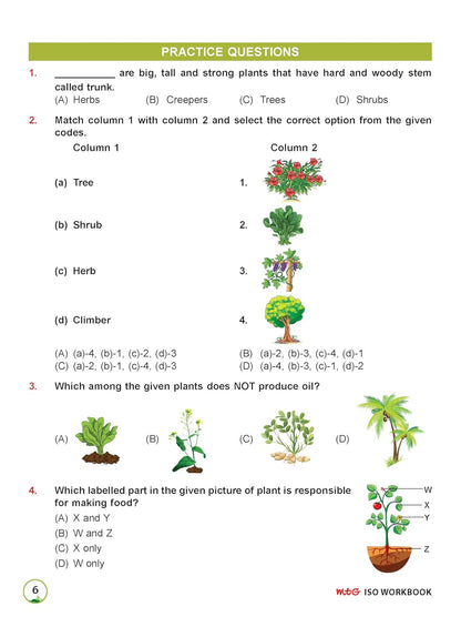 MTG International Science Olympiad (ISO) Workbook Class 2 - Chapter-wise MCQs, Quick Recap with Achievers Section - SOF Olympiad Books For 2026-27 Exam