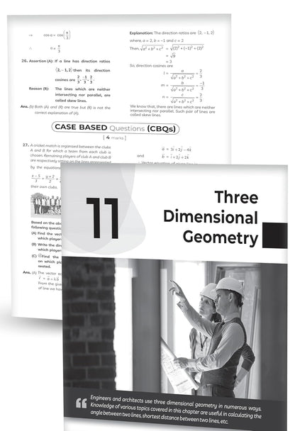 Educart CBSE Class 12 Mathematics Question Bank 2026–27 | 2027 Syllabus | Chapter-wise PYQs, MCQs, Case-Based Qs & Competency-Based Qs | NCERT-Based