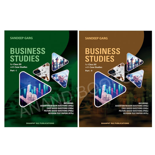 Sandeep Garg Class 12 Business Studies 2026–27 | CBSE Board Examinations Part I & Part II (Set of 2 Books) | Latest Revised Edition | Paperback | Feb 10, 2026