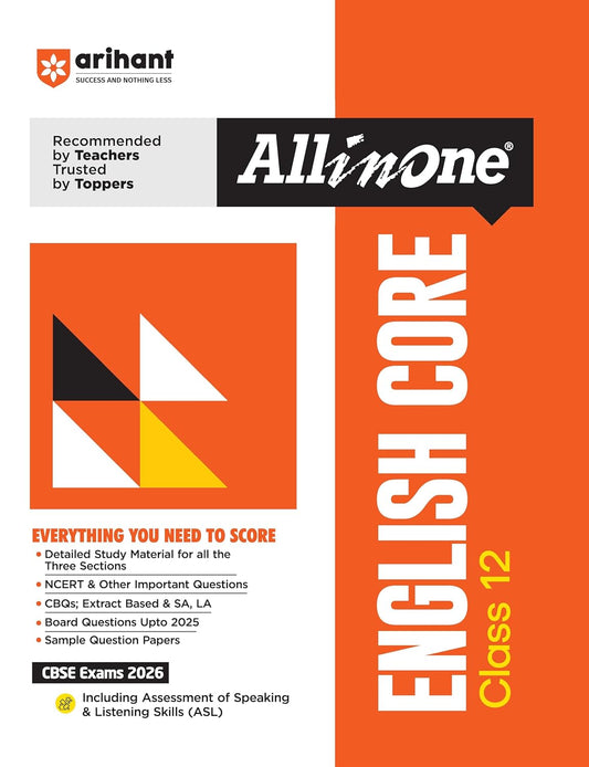 All in one English Core Class 12 (CBSE Exams 2026)