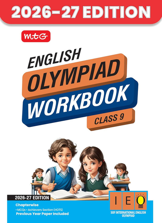 MTG International English Olympiad (IEO) Workbook Class 9 - Chapter-wise MCQs with Achievers Section - SOF Olympiad Books For 2026-27 Exam