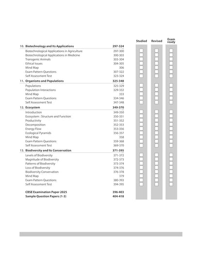 Arihant All in One Biology Class 12 for CBSE Exams 2025-26 | Simplified Theory, In Text & Chapter Exercises, All Types of Exam Pattern Questions, CBQs, MCQs, A-R, Case Based, Sample Question Papers, Board Questions Upto 2025, Mind Maps
