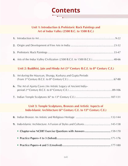 Full Marks History of Indian Art Textbook for Class 11 | Based on Latest Fine Arts CBSE Syllabus | Subject Codes 049, 050, 051 & 052 | 2026-27