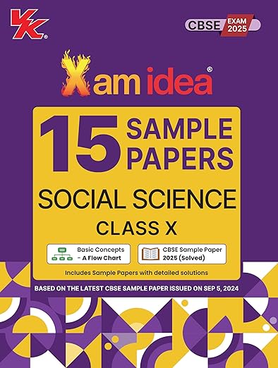 Xam idea Sample Papers Simplified Social Science | Class 10 for 2024 Board Exam | Latest Sample Papers 2024 (Additional Practice Paper-2024 based on CBSE Sample Paper released on 8th September)