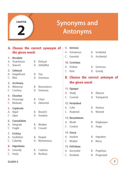 MTG International English Olympiad (IEO) Workbook Class 5 - Chapter-wise MCQs with Achievers Section - SOF Olympiad Books For 2026-27 Exam