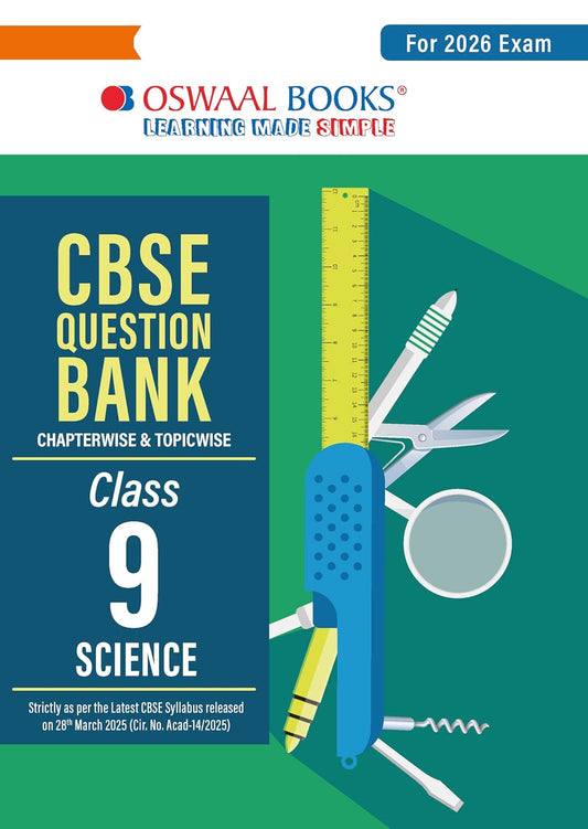 Oswaal CBSE Question Bank Class 9 Science For 2026 Exam