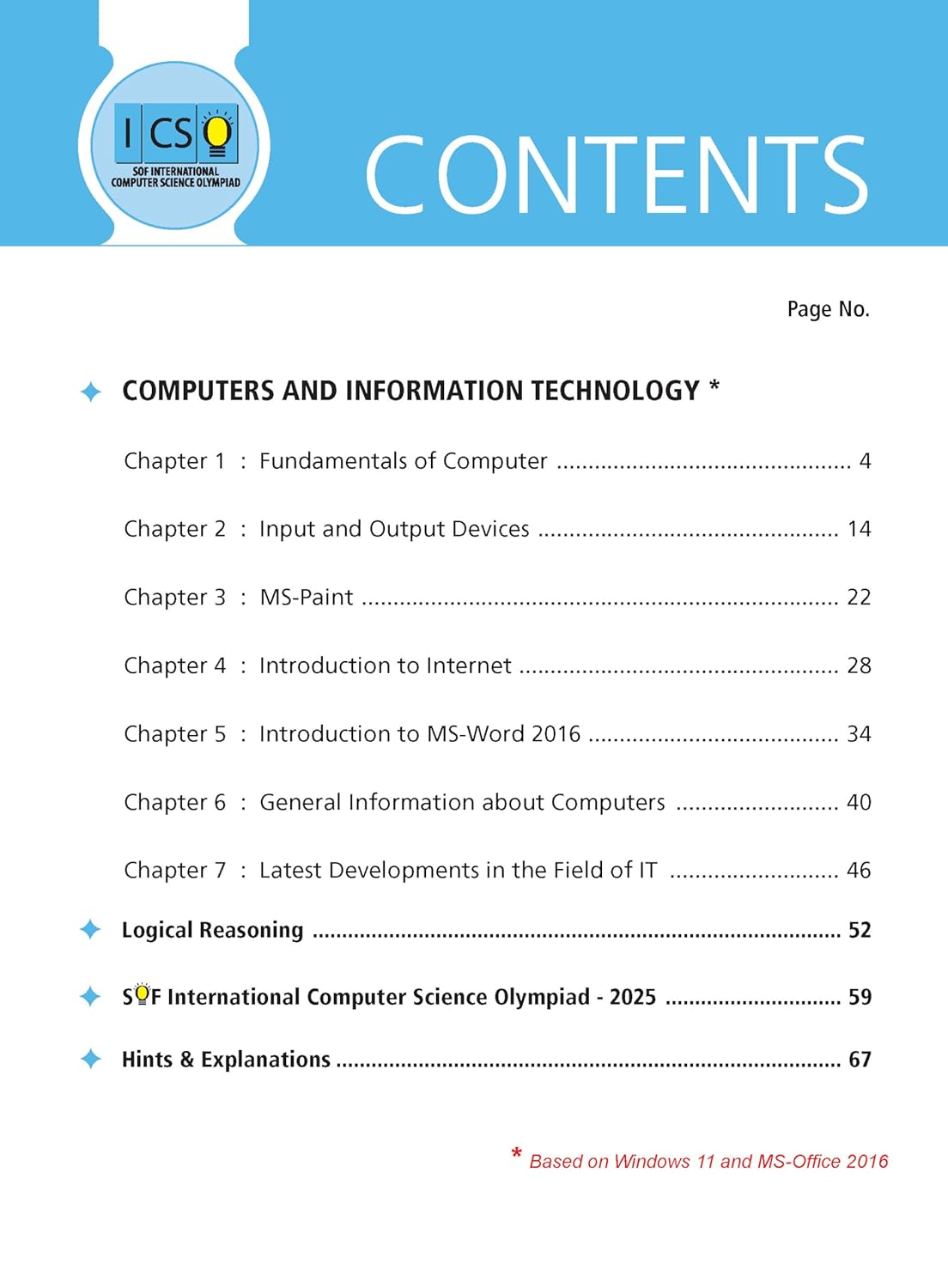 MTG International Computer Science Olympiad (ICSO) Workbook Class 3 - Chapter-wise MCQs, Quick Recap with Achievers Section - SOF Olympiad Books For 2026-27 Exam