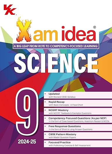 Xam idea Science Class 9 Book | CBSE Board | Chapterwise Question Bank | Based on Revised CBSE Syllabus | NCERT Questions Included | 2024-25 Exam