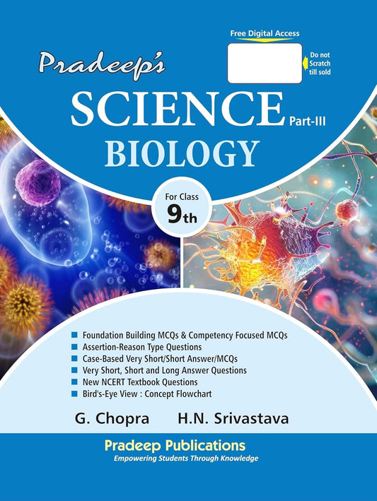 Pradeep's Science Part - III Biology for Class 9 - Examination 2026-27