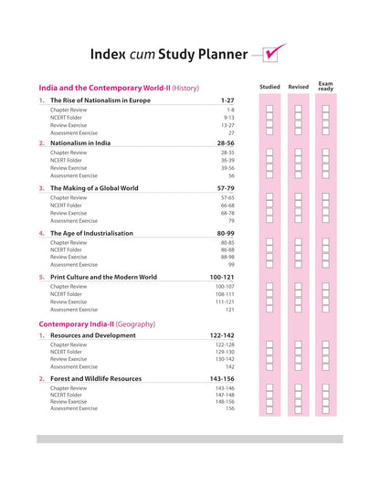 Arihant All in One Social Science Class 10 for CBSE Exams 2025-26 | Revised Edition as per latest syllabus I Mind Maps, CBQs, Focused Theory, Practice Exercises, Sample Papers