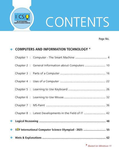 MTG International Computer Science Olympiad (ICSO) Workbook Class 2 - Chapter-wise MCQs, Quick Recap with Achievers Section - SOF Olympiad Books For 2026-27 Exam