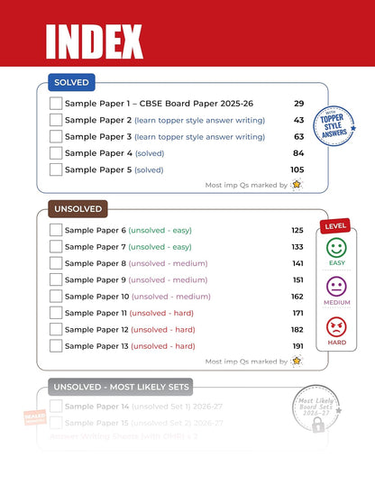 Educart CBSE Sample Paper Class 10 2026-27 Science (with Topper-Style Solutions & Cheat Sheet Wall Chart) For 2027 Exam